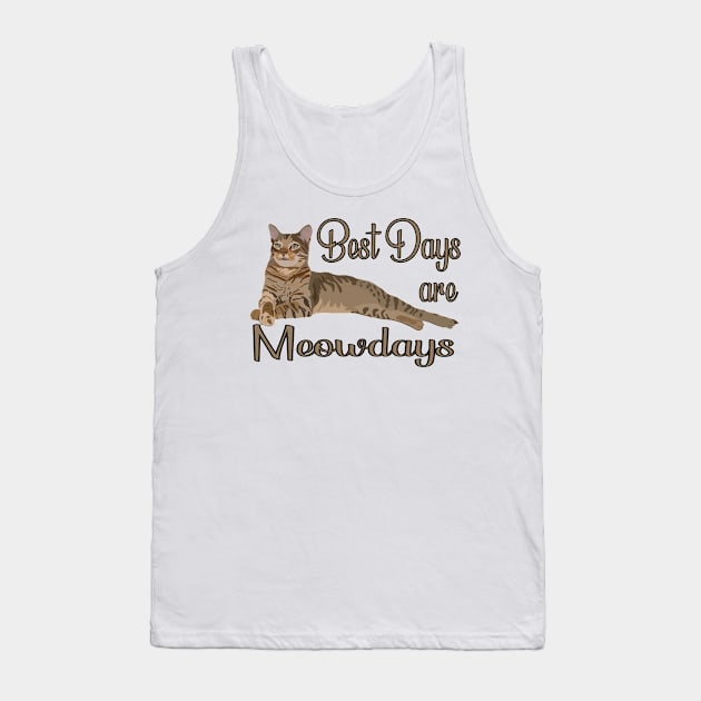 Best Days Are Meowdays Tank Top by smoochugs